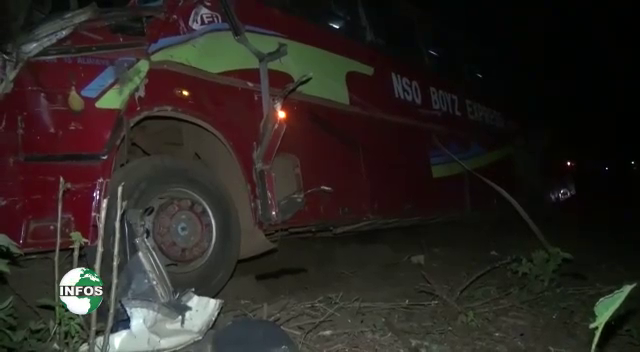  Cameroun- Drame : Un accident de la route fait 8 morts à Loum.