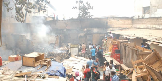  Bamenda : plus de 300 boutiques ravagées par les flammes