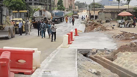 Yaoundé : on fait la revue des chantiers. Actualité au Cameroun